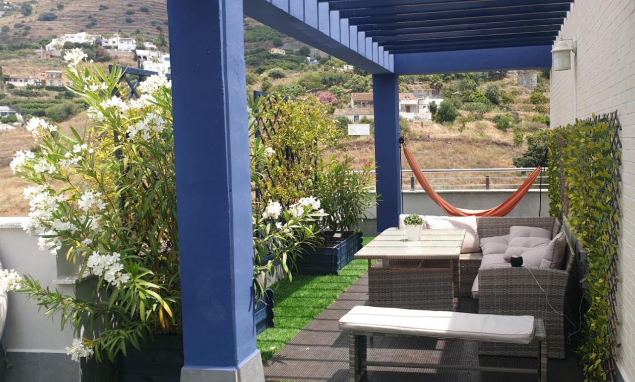 Ático de lujo 90m de terraza y jacuzzi privado en Cabria, Almuñecar Esterno foto