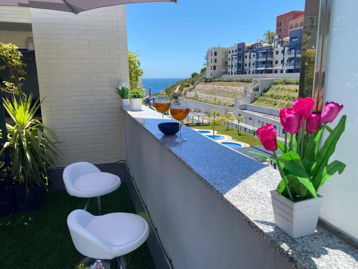 Ático de lujo 90m de terraza y jacuzzi privado en Cabria, Almuñecar Esterno foto