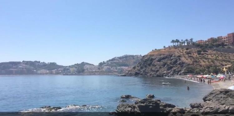 Ático de lujo 90m de terraza y jacuzzi privado en Cabria, Almuñecar Esterno foto
